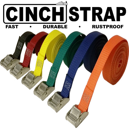 PACK OF 12 CAM BUCKLE TIE DOWN STRAPS ROOF RACK TRAILERS CARGO 25MM X 2500MM 
